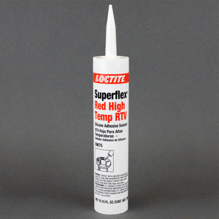 漢高樂(lè)泰 Superflex 596 RTV高溫有機(jī)硅密封膠 紅色 300毫升 卡筒包裝