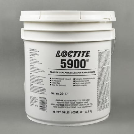 漢高樂(lè)泰 5900硅膠法蘭密封膠 黑色 50磅 桶裝